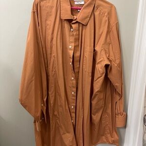 Orange Button-Up Shirt